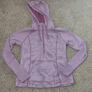 Tangerine Women's Striped Pink Hoodie